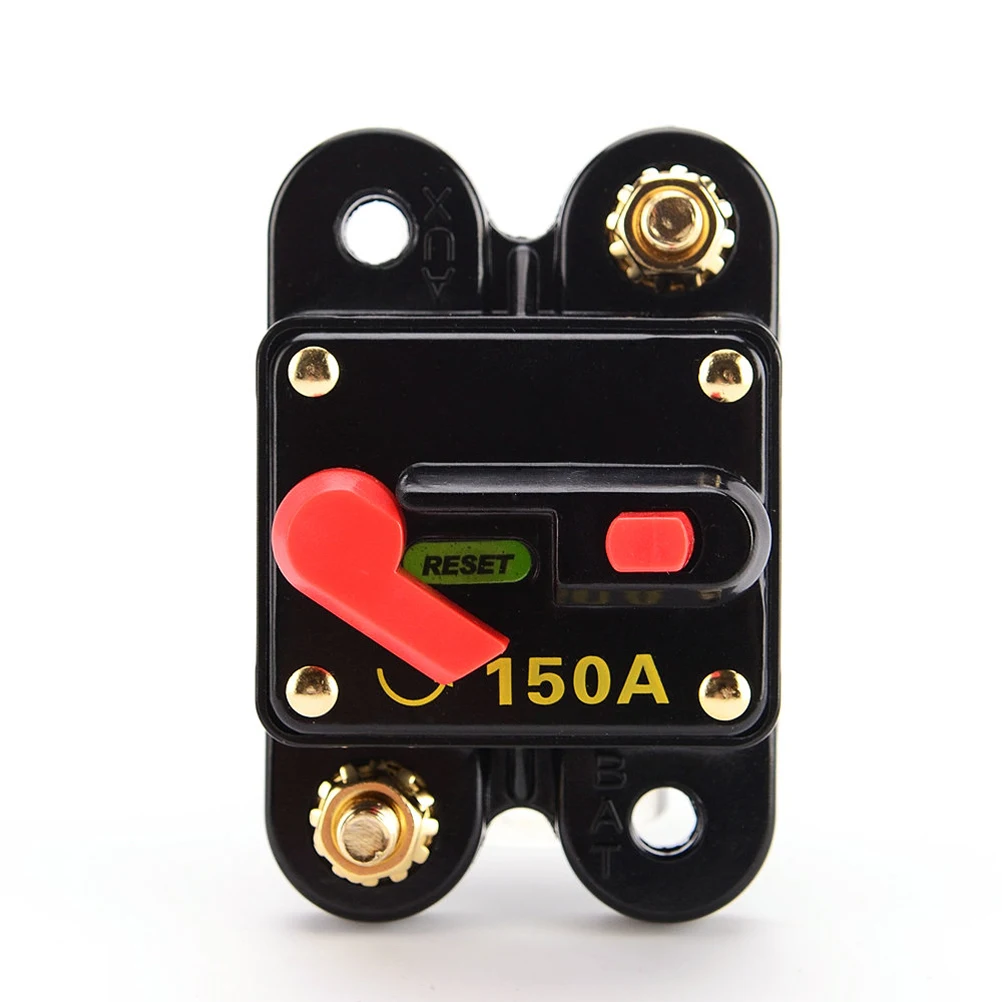 

12V 150A Waterproof Manual Battery Disconnect Cut Off Reset Circuit Breaker Switch Car SUV Marine Boat Accessories
