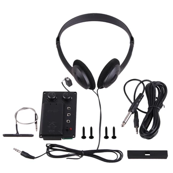 

SEWS-Electric Violin Silent Eq Pickup Piezo With Headphone And Plug Hole Cable Set