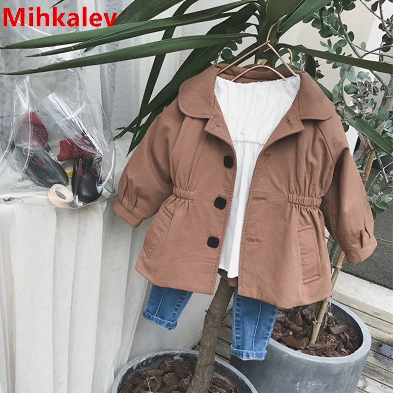 

Mihkalev Fashion girls jacket 2018 autumn winter jacket for girls coat kids clothing outerwear children Windbreaker costume