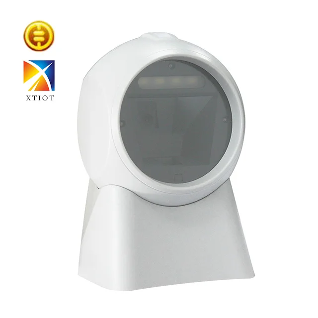

XT7301 Wired 2D Omni Directional Handsfree Barcode Scanner Auto Sensor with 2 Meters USB Cable for Windows Mac Linux System