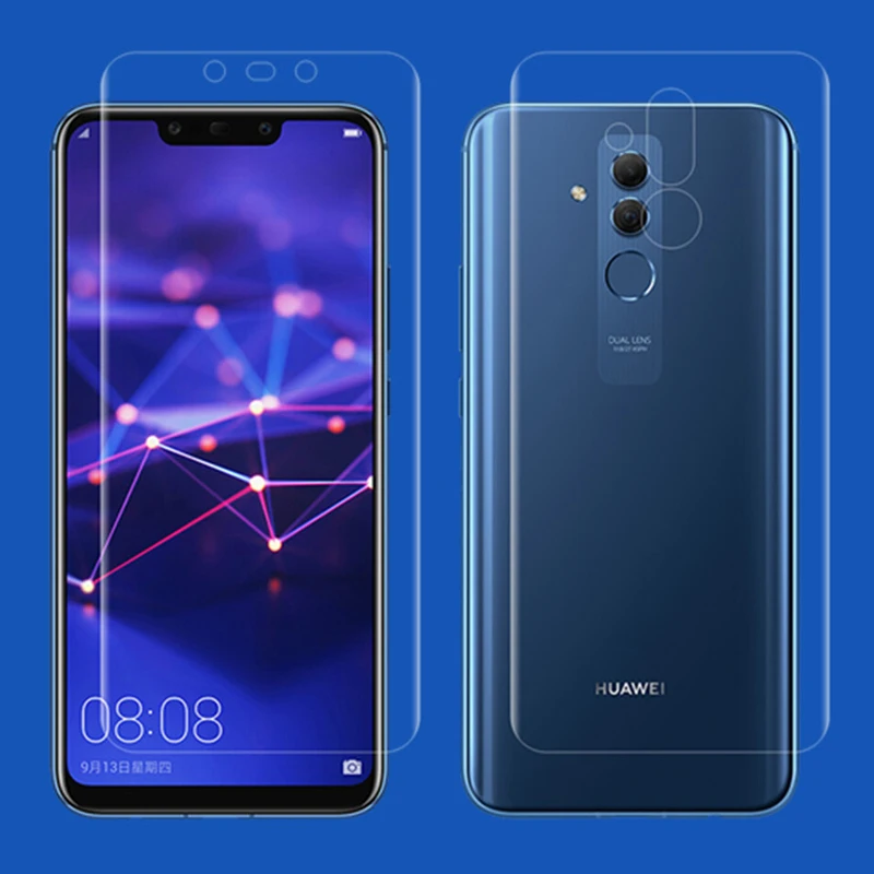 

CCDZ Front Back Ultra-thin Transparent Full Cover Soft Hydrogel Film For Huawei Mate 20 Lite Screen Protector Protective Film