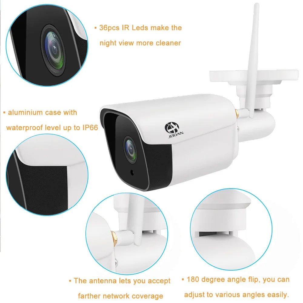 Jooan F8C 1080 P Wifi Беспроводная ip-камера безопасности домашней сети видеонаблюдения ночного видения Интеллектуальный монитор Мини Cctv