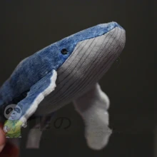 Синий кит плюшевая игрушка рыба синий кит украшение фигурки КИТ украшения Подарочные фигурки 12 см