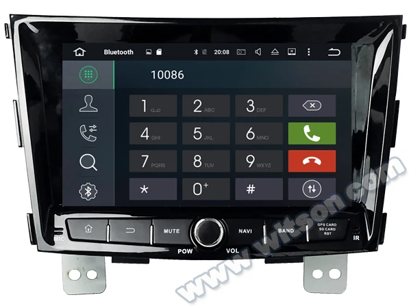 Perfect 8" Android 8.0 OS Car Multiemedia GPS Radio for Ssangyong Tivoli/Tivoli XLV/LUVi 2014-2018 with Greater Viewing Angle IPS Screen 1