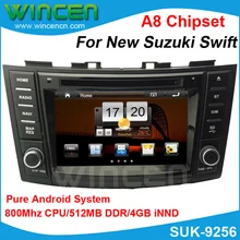 100% Android!!! Car DVD GPS Player for Suzuki Swift 2012 Car GPS for Swift Car Recorder for Swift Car Navigation for Swift