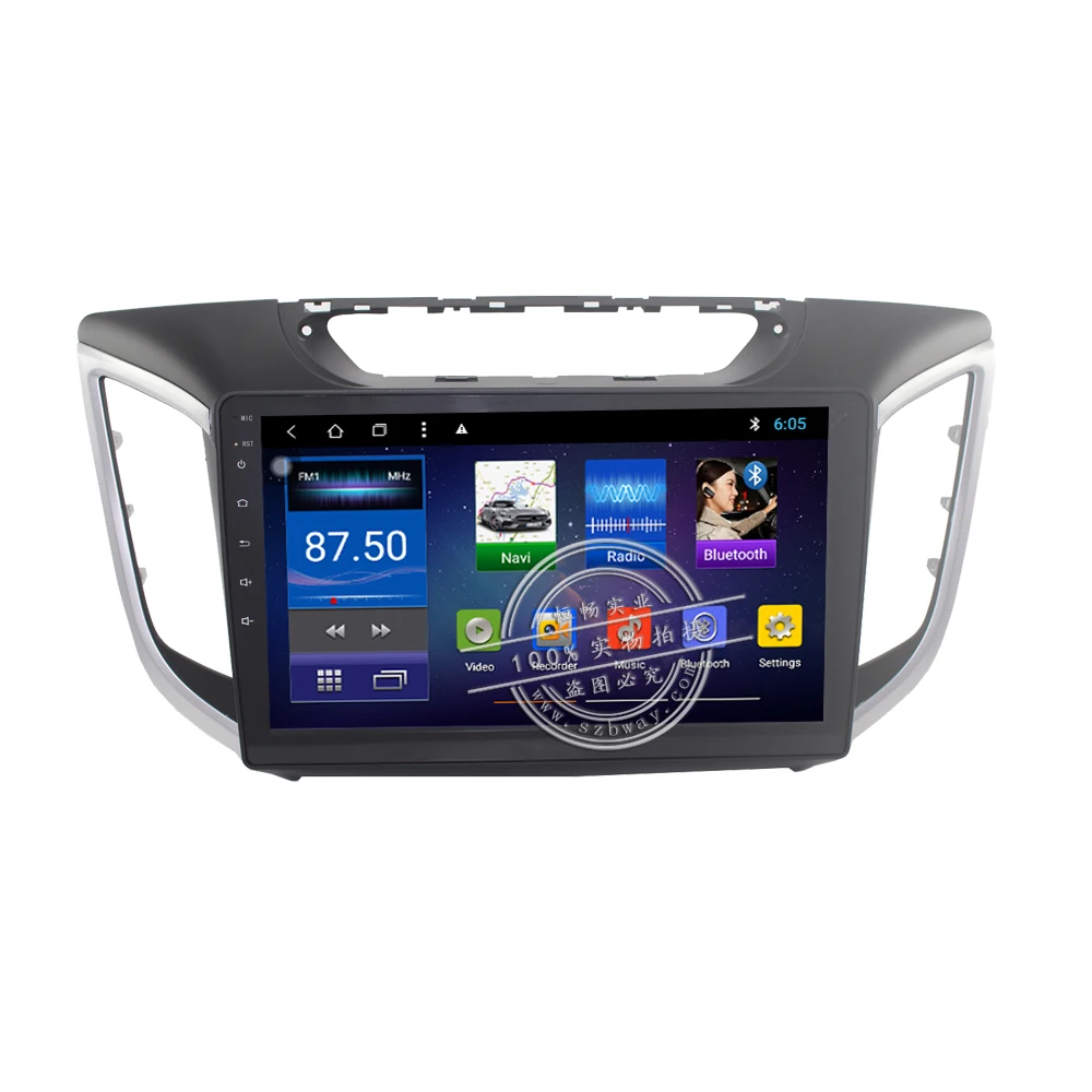 Sale 10 inch Android 8.1 Octa 8 Core 2G RAM 32G ROM Car DVD Player for Hyundai CRETA ix25 2015 2016 Car Radio GPS Navigation WIFI Map 1