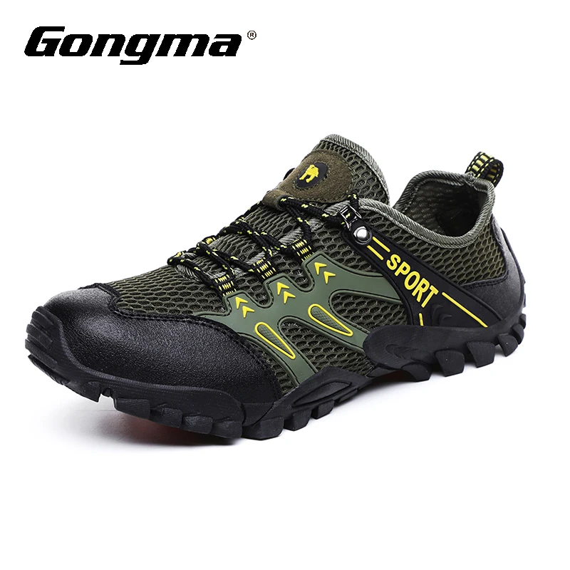 

Quick Dry Men's Outdoor Shoes Mens Hiking Shoes Breathable Mesh Sneakers Men for Climbing Water Shoes Non-slip Trekking Footwear