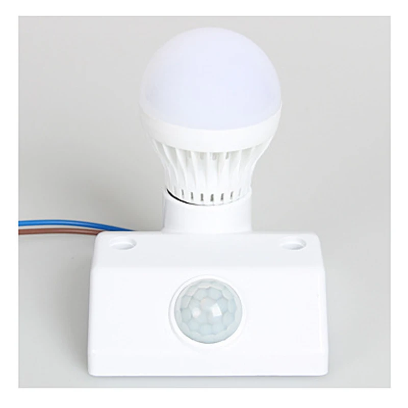 E27 основание светильника гнездо PIR инфракрасный датчик движения Сенсор светодиодный свет лампы держатель движения Сенсор переключатель для светодиодных ламп для подключения к розетке