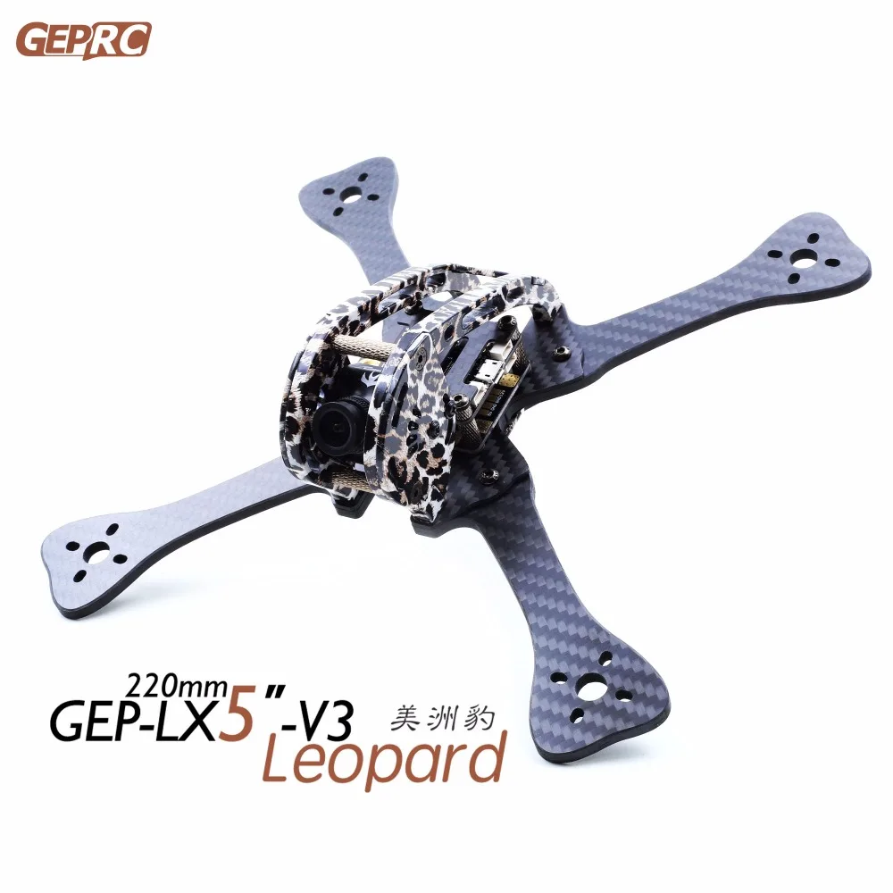 DIY FPV RC drone GEPRC Leopard GEP LX V3 195mm 220mm 255mm Quadcopter 7075 aviation aluminum