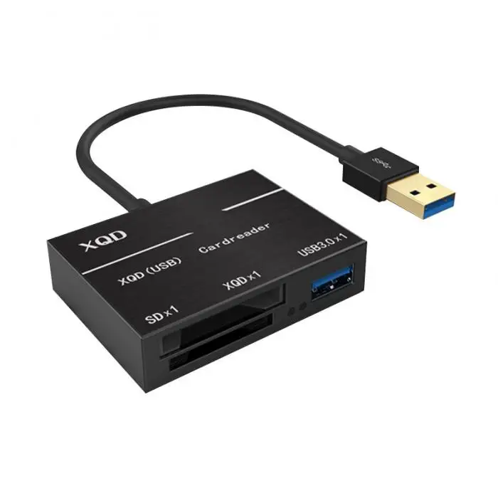 USB 3,0 Card Reader 500 МБ/с./с. Высокоскоростной адаптер для sony M/G серии Nikon поддержка SD XQD карты QJY99