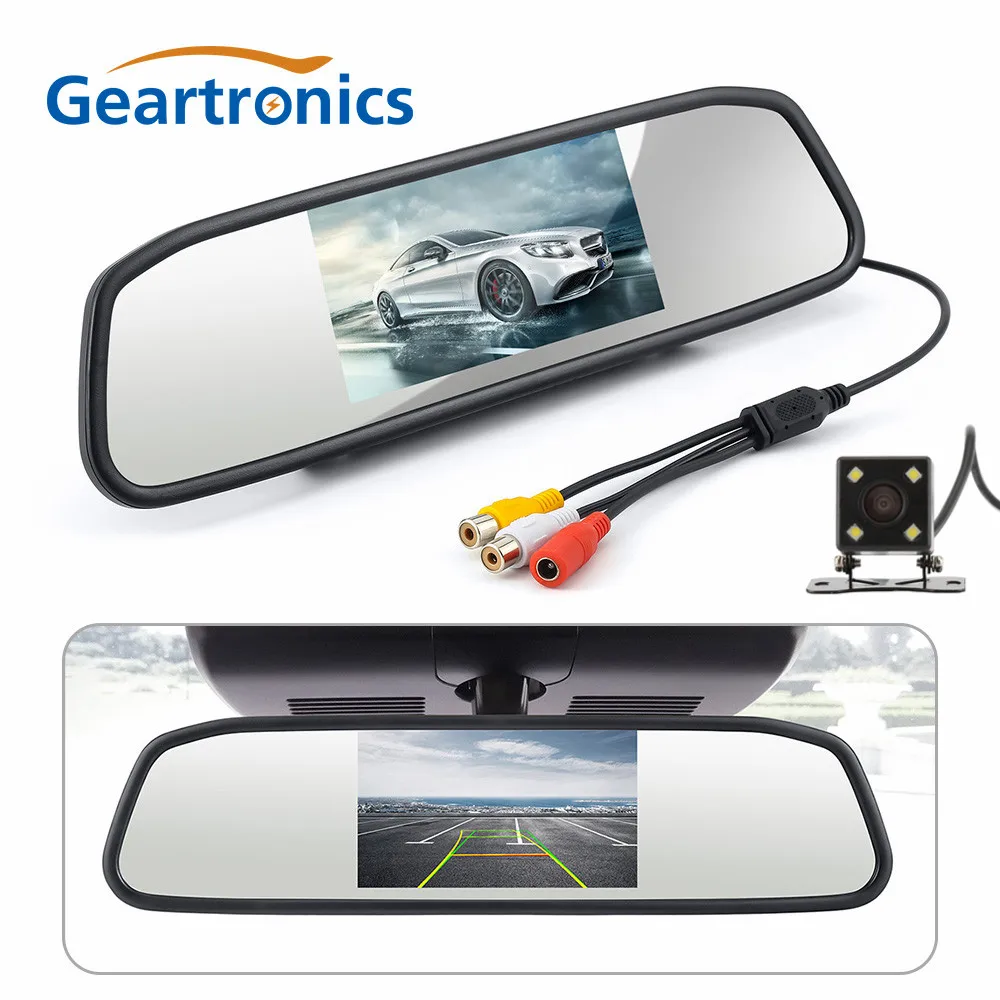 Rear View Backup Camera Night Vision System 4 Camera For Car