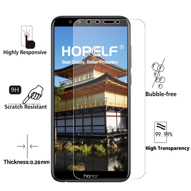 2 шт. закаленное стекло для Huawei Honor 9 Lite 10 Защитное стекло для Honor 9 легкое Защитное стекло для Honor 10 Lite защита экрана