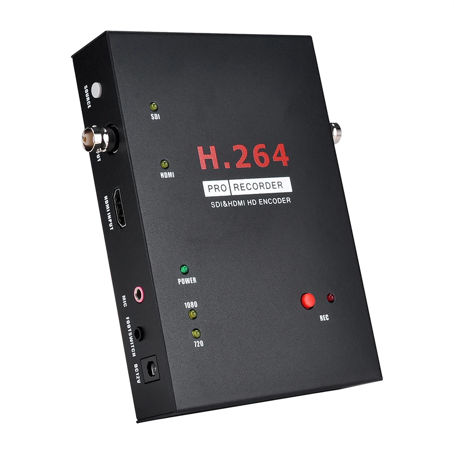 

286 SDI HDMI HD 3G Video Capture Card Encoder H.264 Pro HDMI Recorder Box With Remote Control Support USB SD Disk Live Streaming