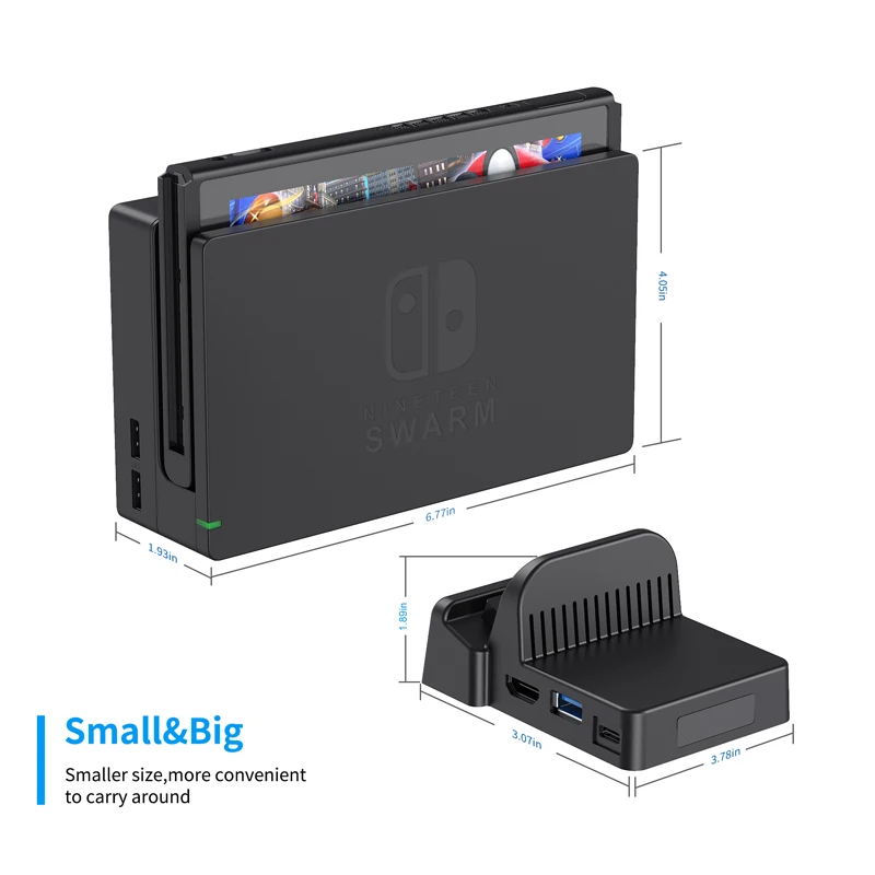 Dealonow Portable TV Converter Dock For Nintendos Switch With Bluetooth Wireless Connect Speaker And Earphone Dealonow Portable TV Converter Dock For Nintendos Switch With Bluetooth Wireless Connect Speaker And Earphone
