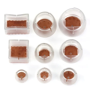 

8pcs Non slip Silicone Chair Leg Caps Soft Feet Pads Furniture Table Covers Wooded Floor Protectors for Furniture legs