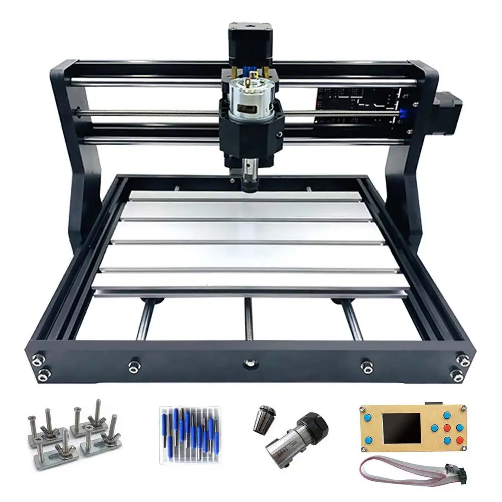 DIY Mini CNC 3018 Pro + фрезерный станок для резьбы по дереву и акрилу|Фрезы дереву| |