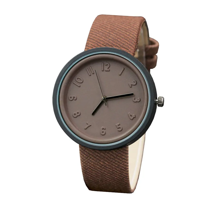 Для женщин Девушка часы Роскошные Простой Стиль Количество часы кварцевые кожаный ремень наручные часы Relogio Feminino для подарка студенческие часы# c