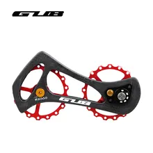 GUB R6000/R8000 17T Road Bike Rear Dial Guide Pulley Ultralight Bicycle Ceramic Bearing Carbon Fiber Jockey Wheel Cycling Parts