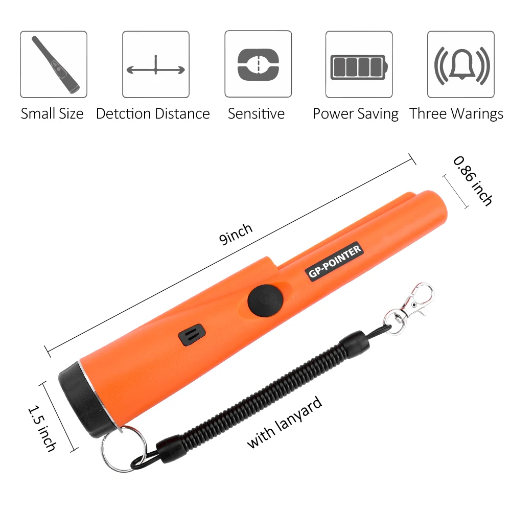 Бесплатная доставка новейший металлодетектор с точечной индикацией GP pointer Garrett Pro