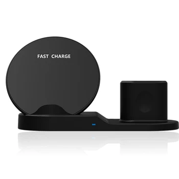 

Wireless Charger Stand for iPhone AirPos Apple Watch, Charge Dock Station Charger for Apple Watch Series 4/3/2/1 iPhone X 8 XS