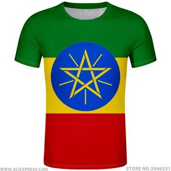 

ETHIOPIA t shirt diy free custom made name number eth t-shirt nation flag et logo ethiopian amharic college print photo clothing