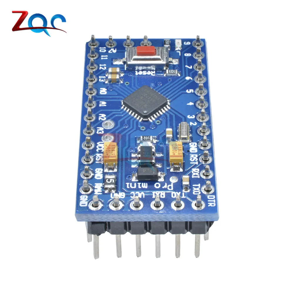 1 комплект Atmega328 Pro Mini 5 в 16 МГц модуль платы для Arduino Nano Mini 328 ATMEGA328P-AU микро контроллер с 3 контактами стандарт