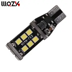 1 шт. W16W T15 светодио дный обратный свет 15 SMD 2835 автомобиля светодио дный Canbus Нет Ошибка Резервное копирование задние лампы Включите сигнал