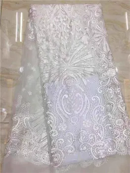 

New Designs African French Lace Fabric High Quality Nigeria French Net Lace 2019 french net lace For Women dress