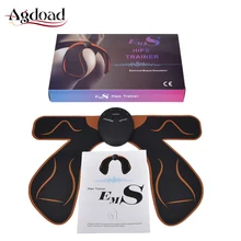 Умный EMS, Женский тренажер для бедер, электрический стимулятор мышц бедра, АБС-пластик, для фитнеса, ягодиц, ягодиц, Вибрационный массажер для упражнений, Интеллектуальный