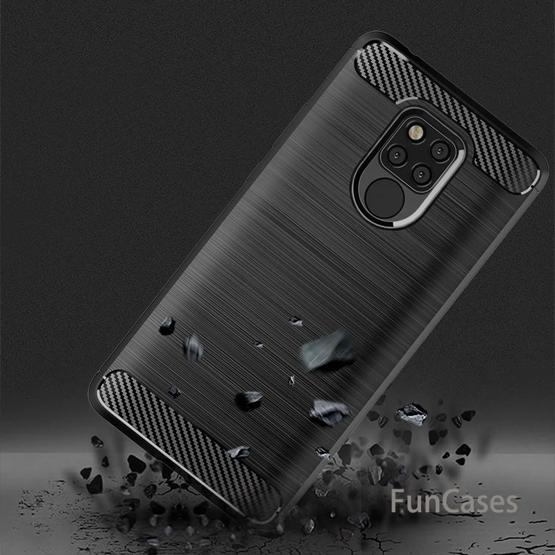 Чехол для huawei mate 20 X мягкий силиконовый матовый карбоновый чехол Pro Lite Прочный