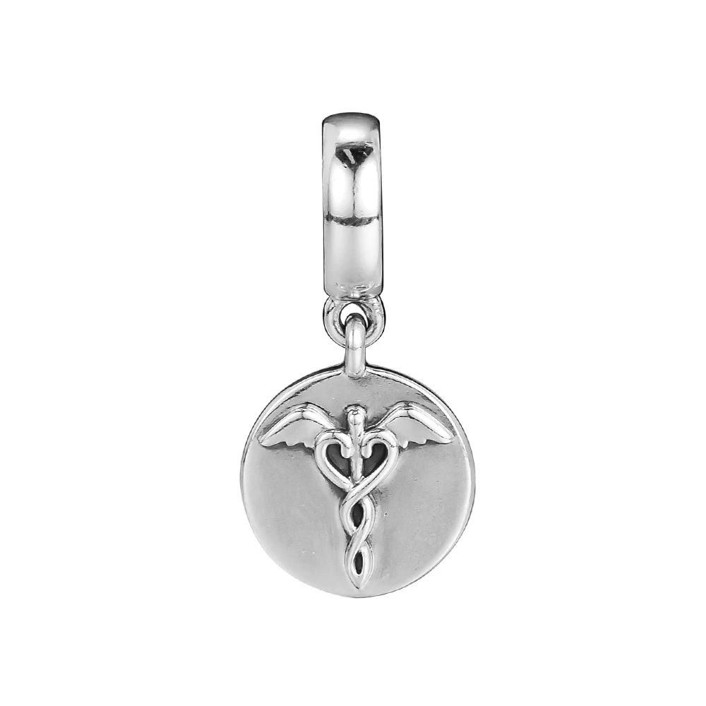 

Stethoscope Symbol Silver Charms for Women Chain Bracelets Doctor Signature Pendant Charms Silver 925 Jewelry Making DIY Dangles