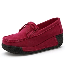 Г., осенние женские лоферы на плоской подошве из натуральной кожи женские повседневные замшевые туфли слипоны на плоской подошве, шипы на подошвах мокасин