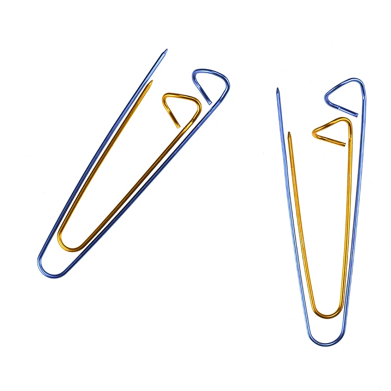 2 размера алюминий сталь вязать держатели спицы маркеры крючком ЗАМОК СТЕЖКА шов DIY ремесла Вышивание инструменты