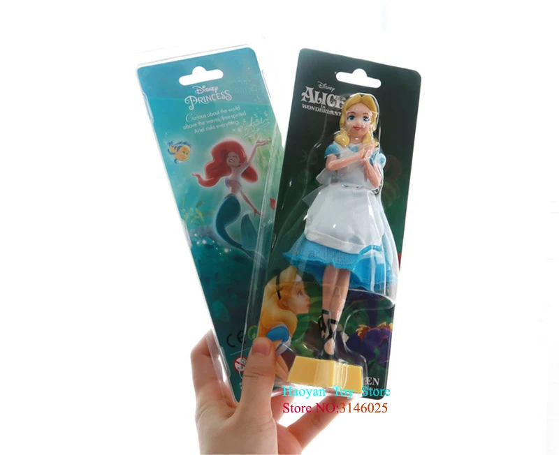 Figura de Ação Brinquedos para Crianças Disney Genuína Princesa Cinderela Neve Branca Bola Caneta Decoração Pvc Coleção Estatueta Presentes 18cm 25 bola caneta figura de ação decoração pvc