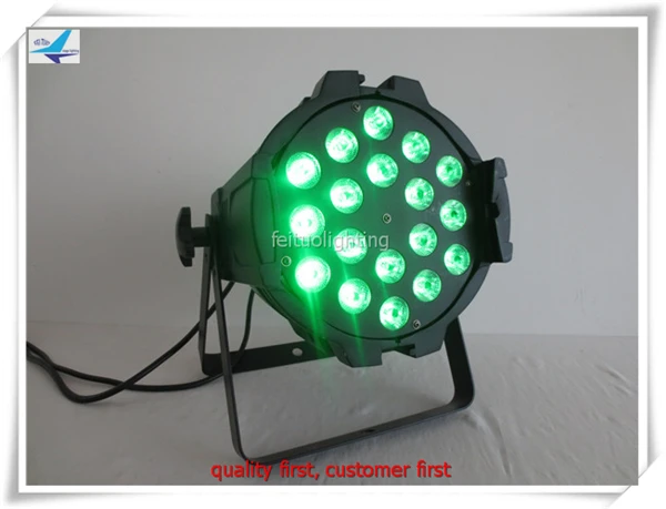 

E-6/lot led par light rgbw 18x10w 4 in 1 dj led par 64 dmx wedding light