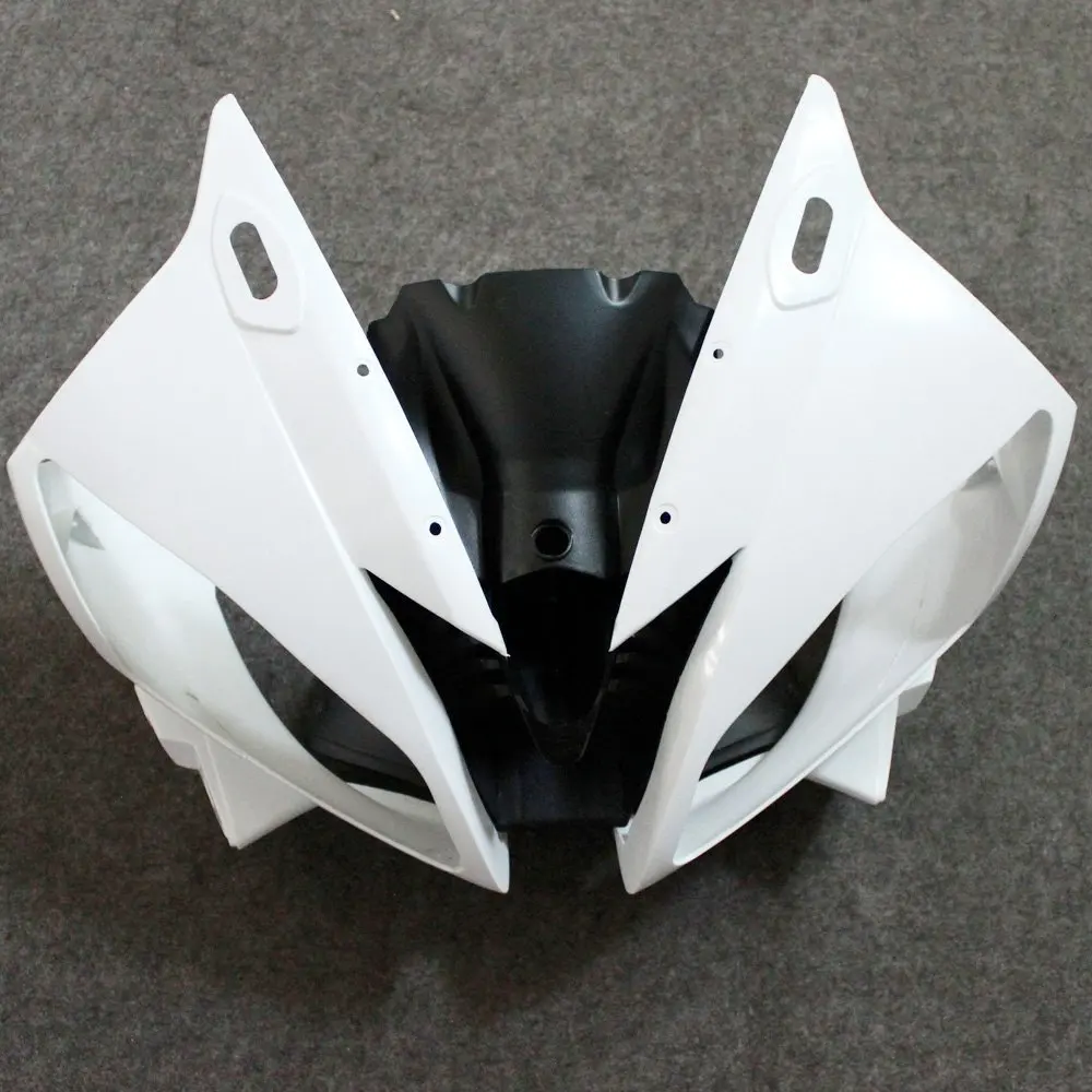 YZFR6 06 07 Неокрашенный передний обтекатель для мотоцикла верхняя YAMAHA R6 YZF 2006 2007