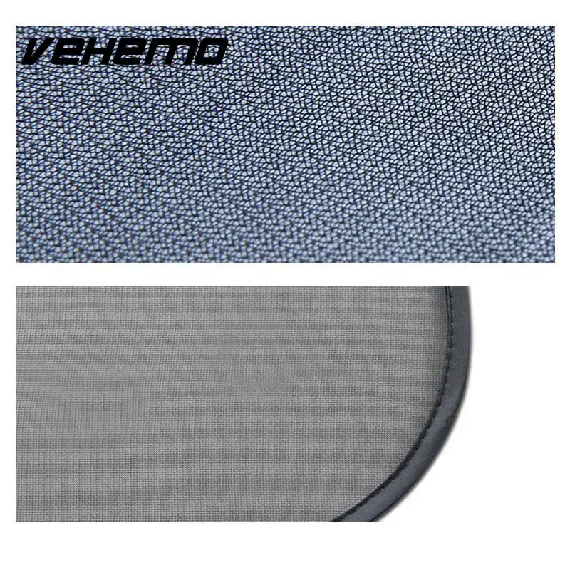 Vehemo 2 шт. черный сетчатый Автомобильный солнцезащитный чехол с защитой от