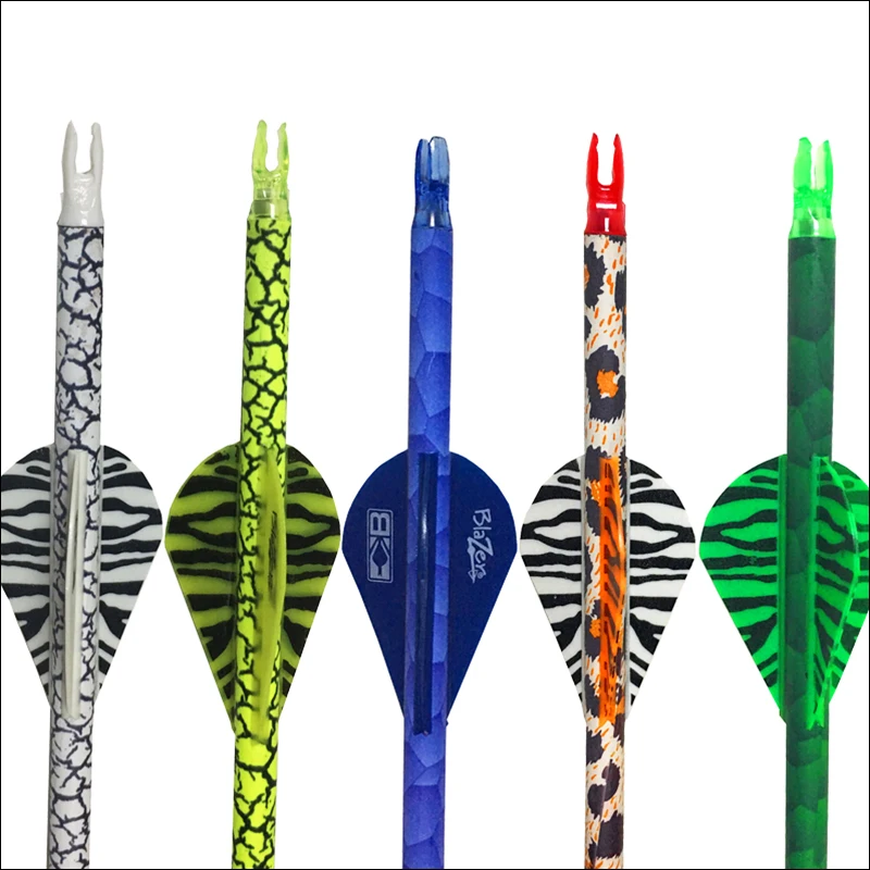5 цветов, 12 шт., стрелы для стрельбы из лука ID 6,2 мм, 300 чистый углерод, стрелы для позвоночника, 30 дюймов, арбалетные стрелы, валы для изогнутого/блочного Лука, стрельба из лука