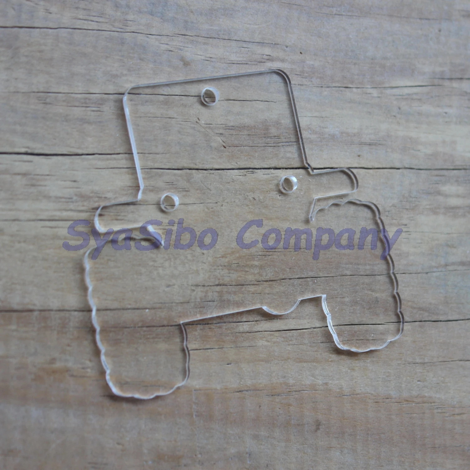 

76mm Clear Blank Acrylic Key Chains Keychains Ornaments 3"-AC1443