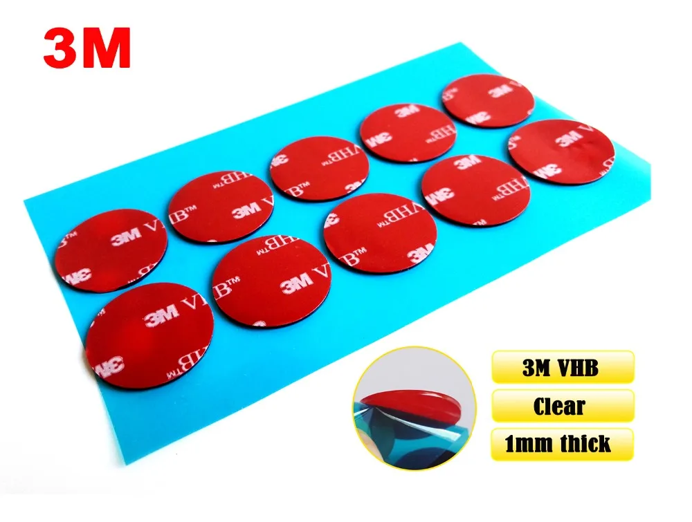 3M VHB Double Sided Adhesive Clear Circle Round for Car ETC, in car