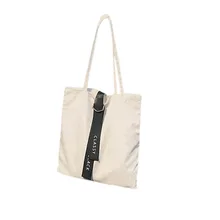 Сумка для покупок с буквенным принтом женская модная повседневная парусиновая мягкая квадратная сумка на плечо с откидной Кошелек Сумочка# DZ40