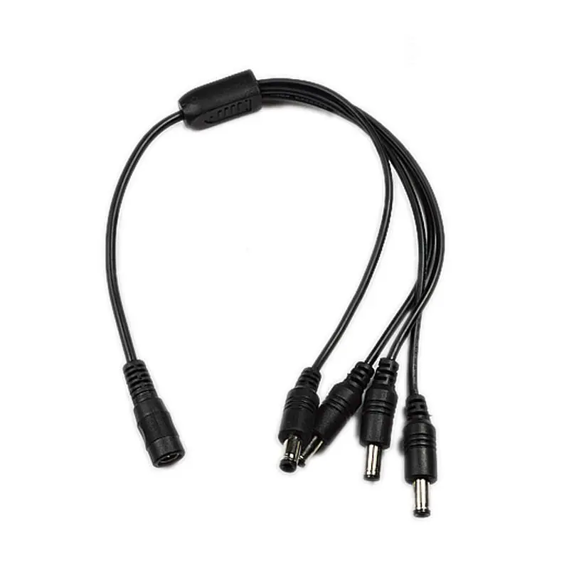

2 PCS 3528 5050 5630 LED Strip Light To DC Power Connectors 1 Female 4 Male Connection
