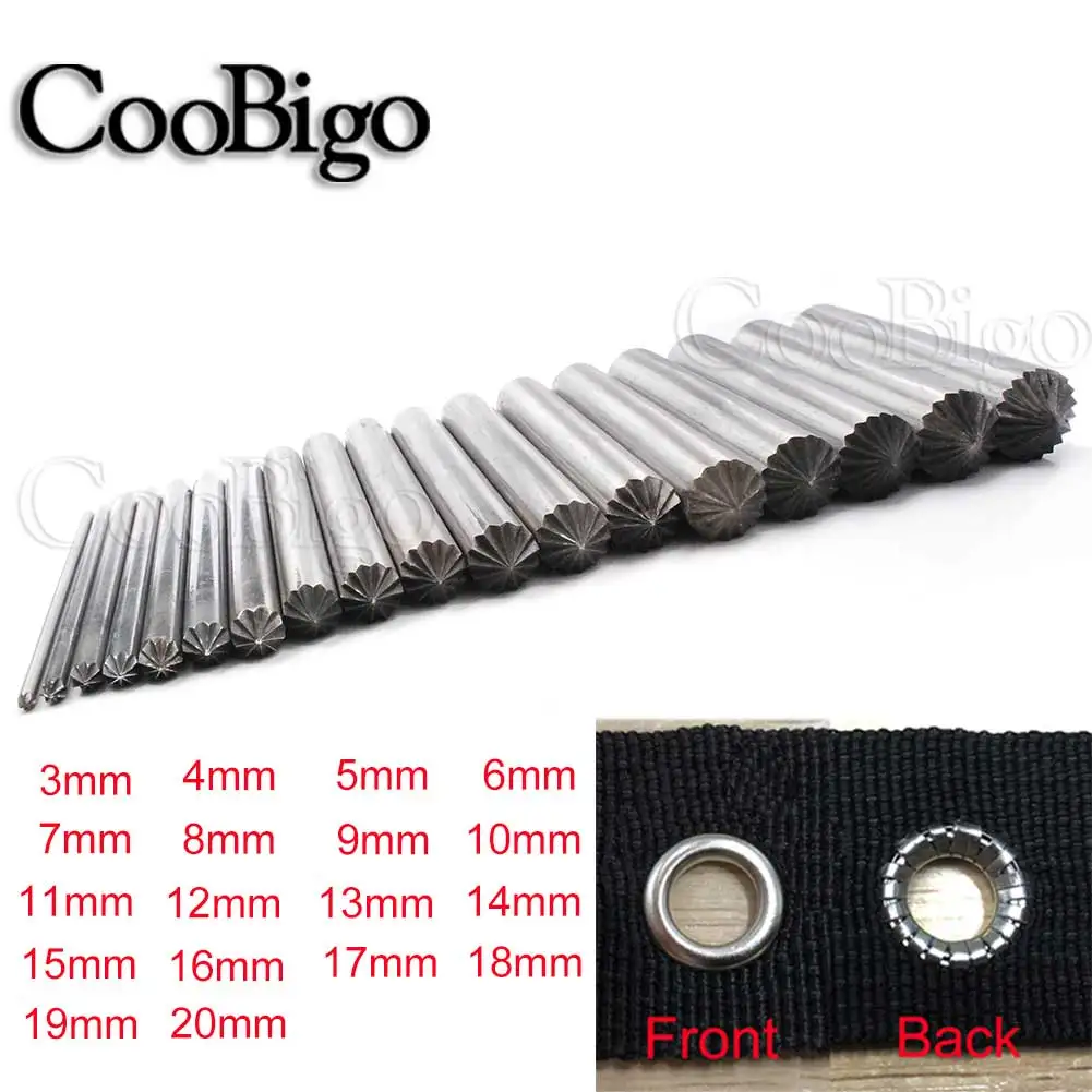 

1pcs 3mm-20mm Metal Flowering Puncher Screw for Eyelets Installation Tool DIY Leather Hole Cracking of Eyelet Leathercraft Tool