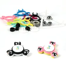 5 вариантов игры ручной Спиннер Tri-Spinner DIY Красочные антистресс Игрушки съемный Забавный для взрослых и детей подарок настольный держатель