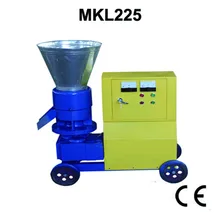 7.5KW MKL225 пеллетный пресс машина для биомассы станок для производства пеллет с мотором