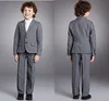 Лидер продаж,, индивидуальный дизайн, размер и цвет, детский смокинг, детский Свадебный костюм для мальчиков, наряд(куртка+ штаны+ галстук+ жилет