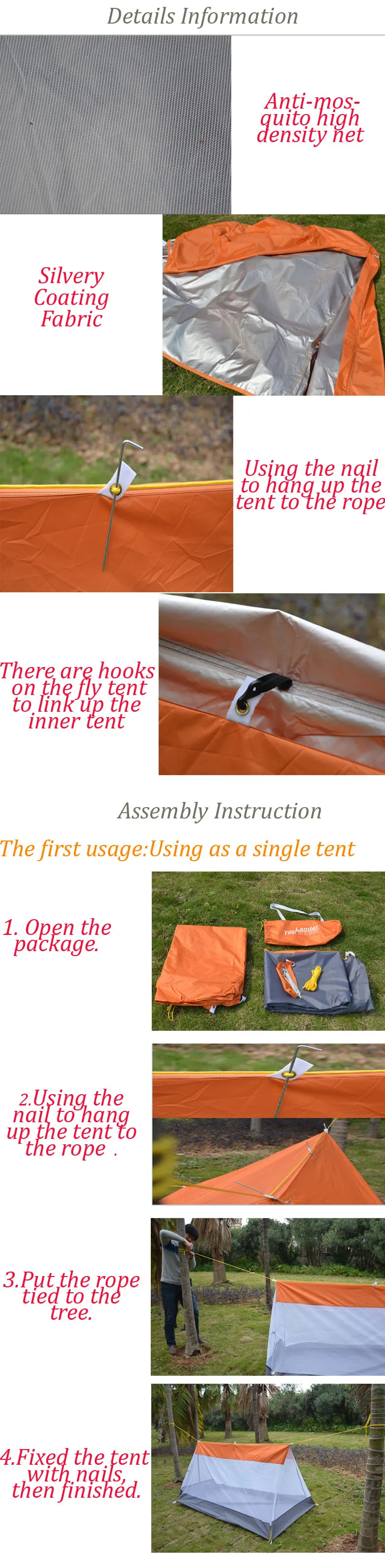 Cheap single tents