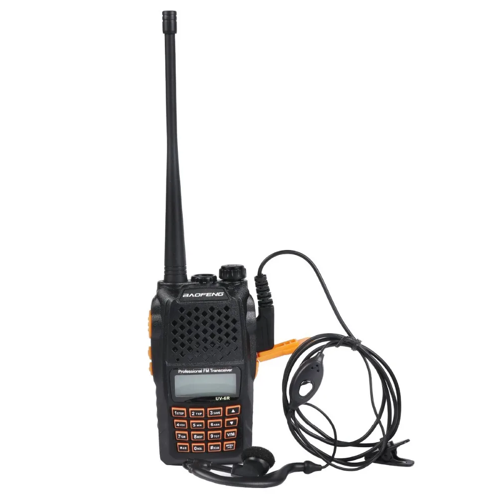 Baofeng UV 6R рация профессиональная CB радио двойная частота 128CH ЖК дисплей