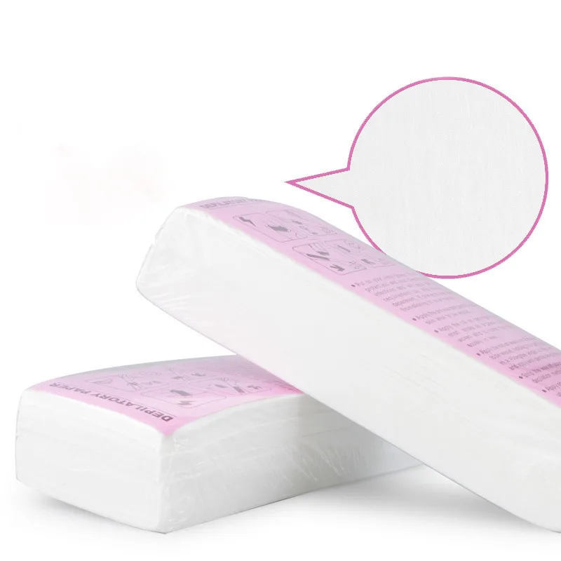 100pcs Hair Remove Wax Paper Strips Removal Nonwoven Body Hair Removal wax waxing for depilation cera depilatoria TSLM2
