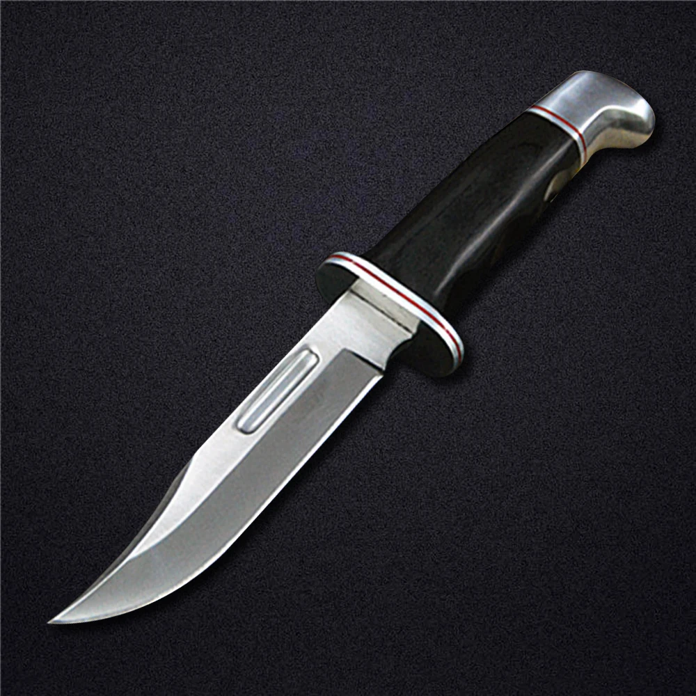ToughKeng Classic 119 Hunting Fixed Blade Knife 7Cr17Mov Steel Wilderness Survival Straight Knives With Sheath ToughKeng Classic 119 Hunting Fixed Blade Knife 7Cr17Mov Steel Wilderness Survival Straight Knives With Sheath